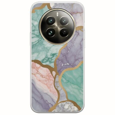 The Marble Collection - Pastel Realme 12 Pro Plus 5G Flexible TPU (Διάφανη Σιλικόνη)