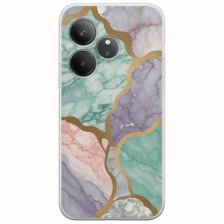 The Marble Collection - Pastel Realme GT 6 5G Flexible TPU (Διάφανη Σιλικόνη)