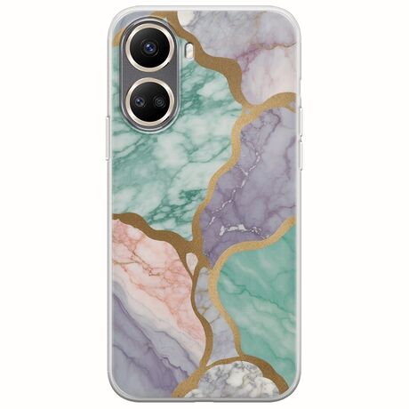 The Marble Collection - Pastel Huawei Nova 10 SE Flexible TPU (Διάφανη Σιλικόνη)