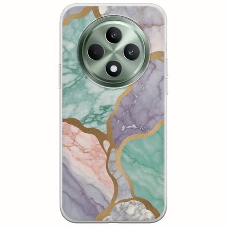 The Marble Collection - Pastel Oppo Reno 12 F 5G Flexible TPU (Διάφανη Σιλικόνη)