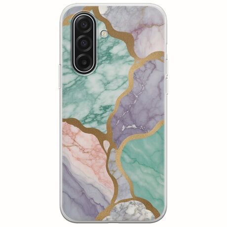 The Marble Collection - Pastel Samsung Galaxy A17 4G / 5G Flexible TPU (Διάφανη Σιλικόνη)
