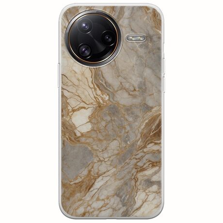 The Marble Collection - Natural Xiaomi Poco F7 Ultra 5G Flexible TPU (Διάφανη Σιλικόνη)