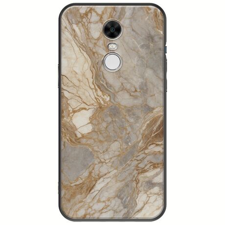 The Marble Collection - Natural Xiaomi Redmi Note 4 / Note 4X Black TPU (Μαύρη Σιλικόνη)