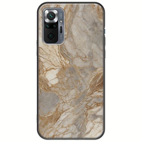The Marble Collection - Natural Xiaomi Redmi Note 10 Pro / 10 Pro Max Black TPU (Μαύρη Σιλικόνη)
