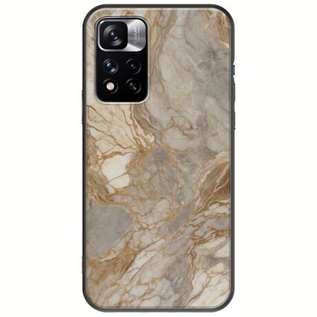 The Marble Collection - Natural Xiaomi Redmi Note 11 Pro Plus 5G Black TPU (Μαύρη Σιλικόνη)
