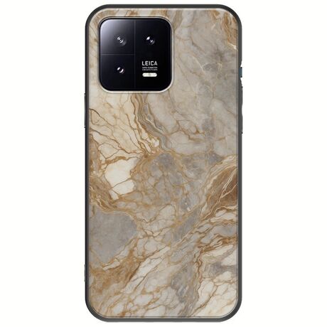 The Marble Collection - Natural Xiaomi 13 5G Black TPU (Μαύρη Σιλικόνη)