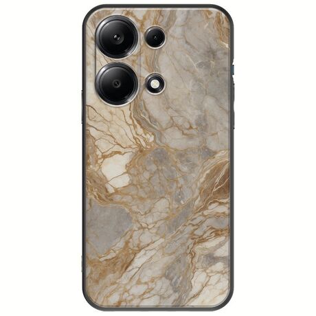 The Marble Collection - Natural Xiaomi Redmi Note 13 Pro 4G Black TPU (Μαύρη Σιλικόνη)