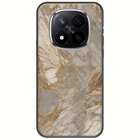 The Marble Collection - Natural Xiaomi Redmi Note 14 Pro 5G Black TPU (Μαύρη Σιλικόνη)