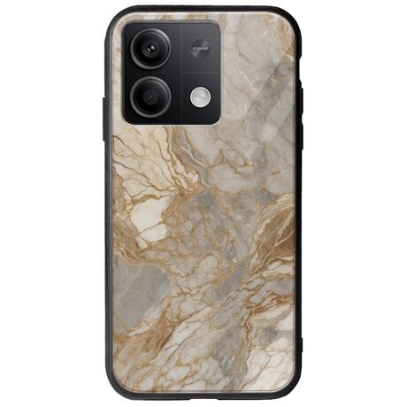 The Marble Collection - Natural Xiaomi Redmi Note 13 Pro 5G Groove TPU (Tempered Glass και TPU)