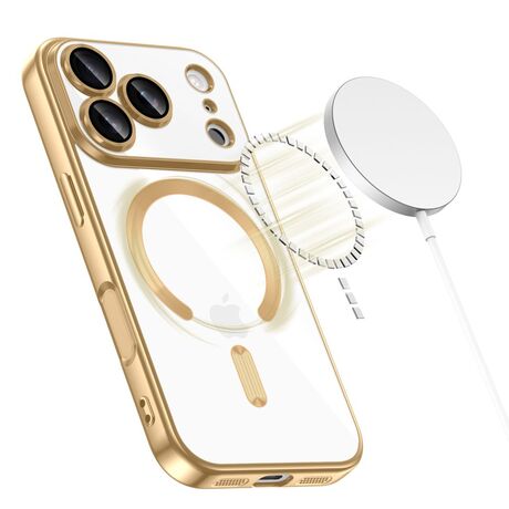Χρυσή θήκη iPhone 17 Pro με τεχνολογία MagSafe