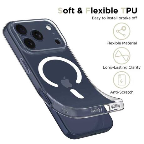 Tech Protect Flexair case iPhone 17 Pro Max διάφανη