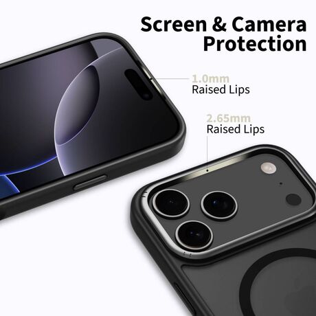 Magedge Gunmetal θήκη iPhone 17 Pro με τεχνολογία MagSafe