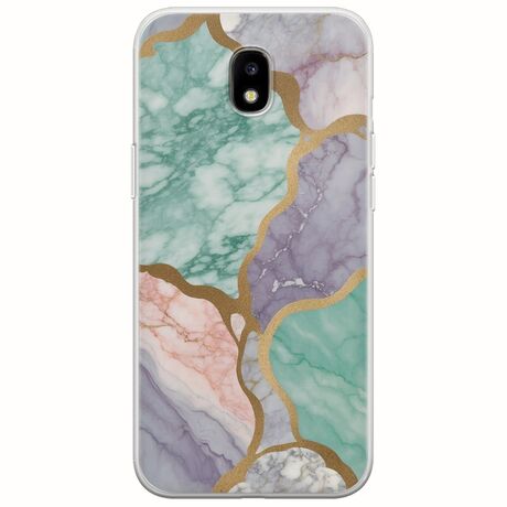 The Marble Collection - Pastel Samsung Galaxy J3(2017) Flexible TPU (Διάφανη Σιλικόνη)