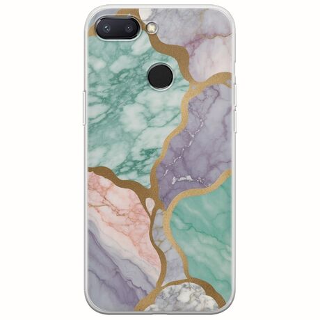 The Marble Collection - Pastel Xiaomi Mi 8 Lite Flexible TPU (Διάφανη Σιλικόνη)