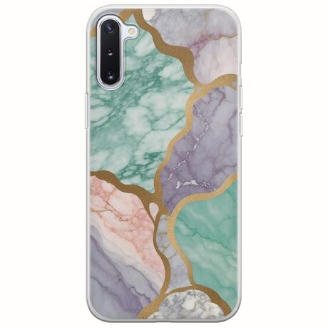 The Marble Collection - Pastel Samsung Galaxy Note 10 Flexible TPU (Διάφανη Σιλικόνη)