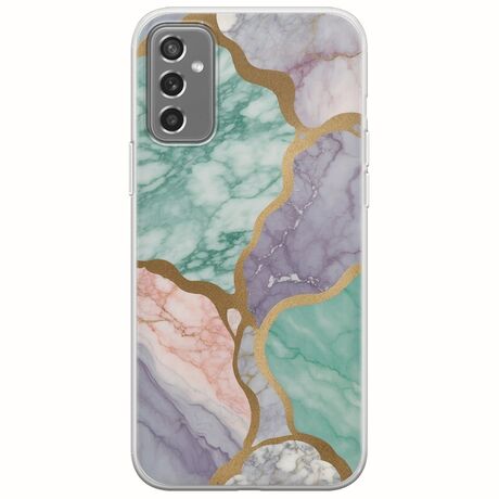 The Marble Collection - Pastel Samsung Galaxy M13 4G Flexible TPU (Διάφανη Σιλικόνη)