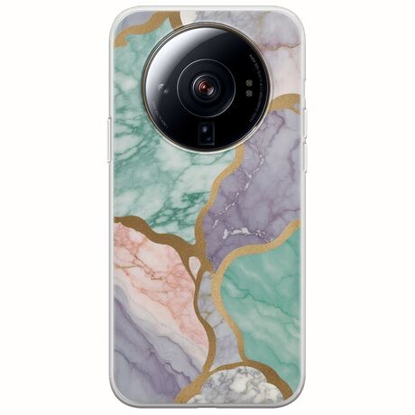 The Marble Collection - Pastel Xiaomi 12S Ultra Flexible TPU (Διάφανη Σιλικόνη)