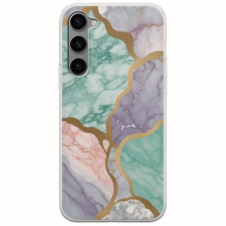 The Marble Collection - Pastel Samsung Galaxy S23 Plus 5G Flexible TPU (Διάφανη Σιλικόνη)