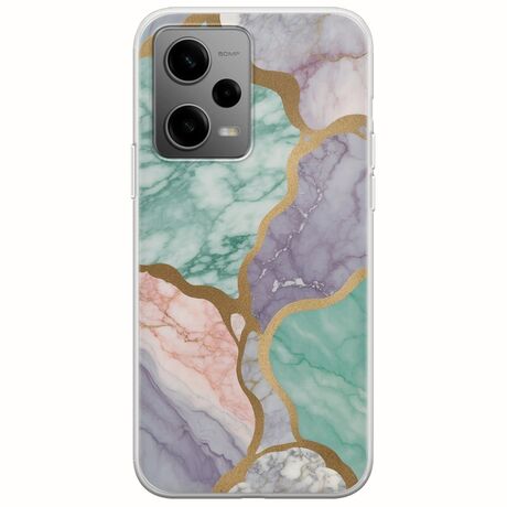 The Marble Collection - Pastel Xiaomi Poco X5 5G Flexible TPU (Διάφανη Σιλικόνη)