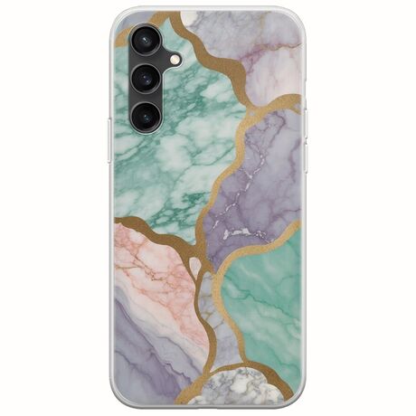 The Marble Collection - Pastel Samsung Galaxy S23 FE 5G Flexible TPU (Διάφανη Σιλικόνη)