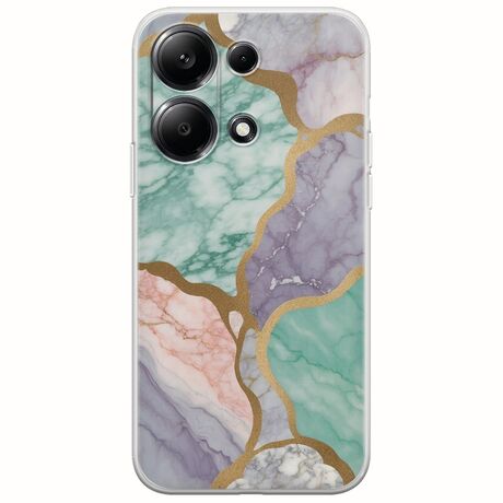 The Marble Collection - Pastel Xiaomi Redmi Note 13 4G Flexible TPU (Διάφανη Σιλικόνη)