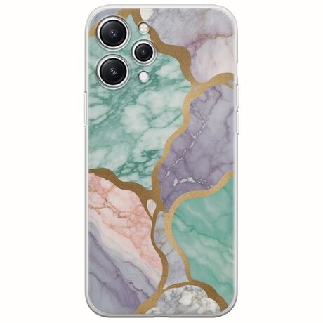 The Marble Collection - Pastel Xiaomi Redmi 12 5G Flexible TPU (Διάφανη Σιλικόνη)