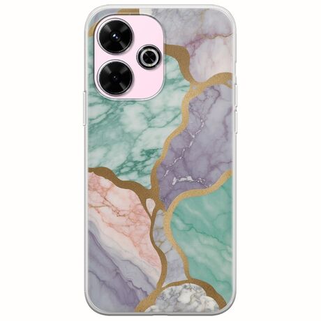 The Marble Collection - Pastel Xiaomi Redmi 13 4G Flexible TPU (Διάφανη Σιλικόνη)