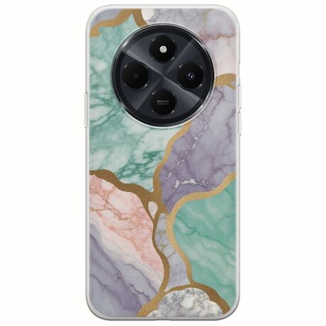 The Marble Collection - Pastel Xiaomi Poco C75 4G Flexible TPU (Διάφανη Σιλικόνη)