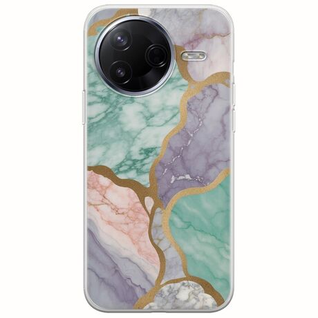 The Marble Collection - Pastel Xiaomi Poco F7 Pro 5G Flexible TPU (Διάφανη Σιλικόνη)