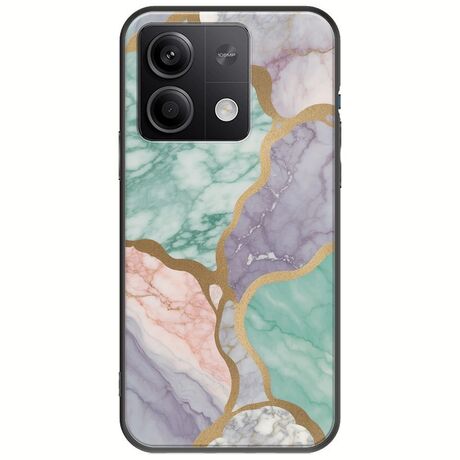 The Marble Collection - Pastel Xiaomi Redmi Note 13 Pro 5G Black TPU (Μαύρη Σιλικόνη)
