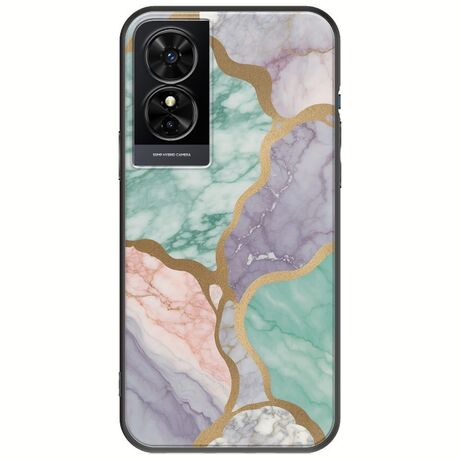 The Marble Collection - Pastel TCL 50 SE Black TPU (Μαύρη Σιλικόνη)