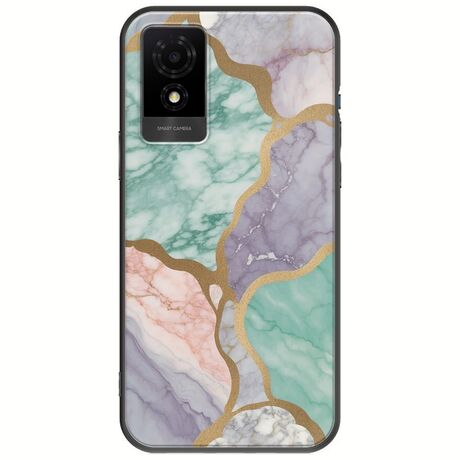 The Marble Collection - Pastel TCL 501 Black TPU (Μαύρη Σιλικόνη)