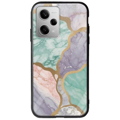 The Marble Collection - Pastel Xiaomi Redmi Note 12 Pro Plus 5G Groove TPU (Tempered Glass και TPU)