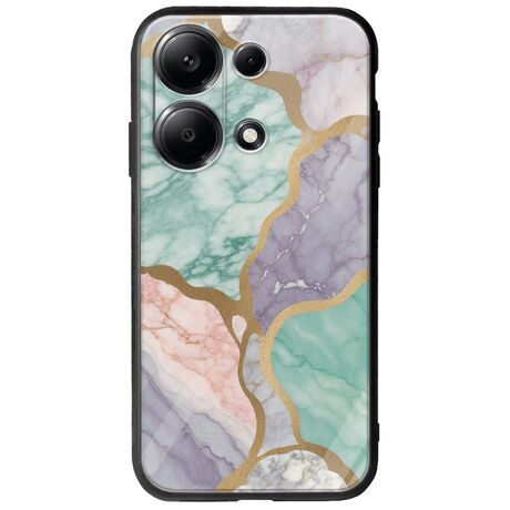 The Marble Collection - Pastel Xiaomi Redmi Note 13 Pro 4G Groove TPU (Tempered Glass και TPU)