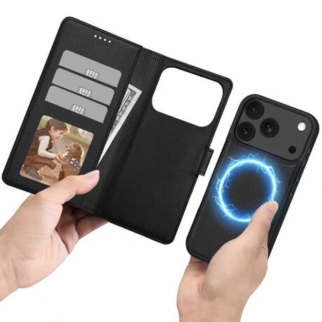 Tech Protect Wallet case iPhone 17 Pro Max Matte Black