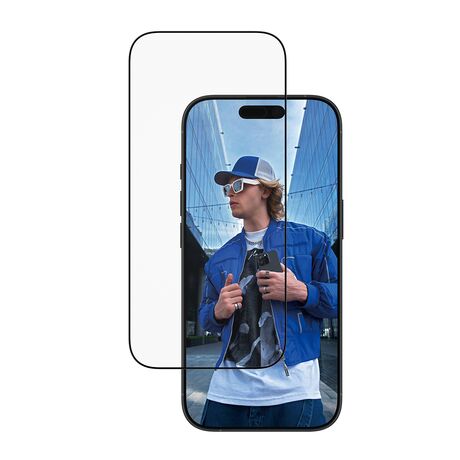 Tempered glass PanzerGlass πλήρους κάλυψης για iPhone 17 / 16 Pro