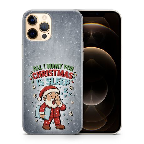 Θήκη All I Want For Christmas is Sleep με Άγιο Βασίλη που κοιμάται – Frogs Χαλάνδρι