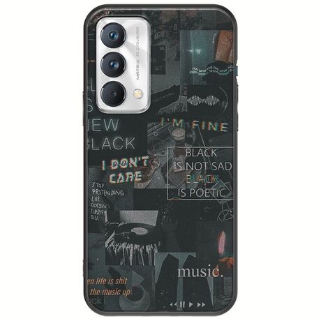 Aesthetic Black Realme GT Master Edition Black TPU (Μαύρη Σιλικόνη)