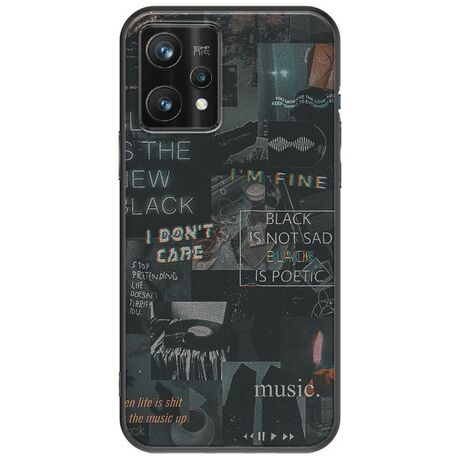 Aesthetic Black Realme 9 Pro Plus Black TPU (Μαύρη Σιλικόνη)