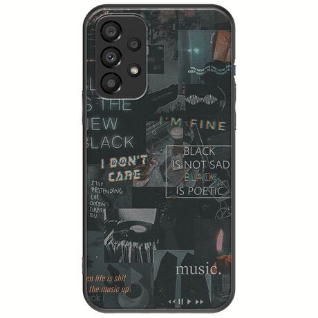 Aesthetic Black Samsung Galaxy A13 4G Black TPU (Μαύρη Σιλικόνη)