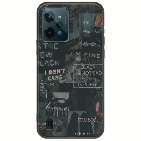 Aesthetic Black Realme C31 Black TPU (Μαύρη Σιλικόνη)