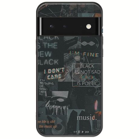 Aesthetic Black Google Pixel 6 Pro 5G Black TPU (Μαύρη Σιλικόνη)
