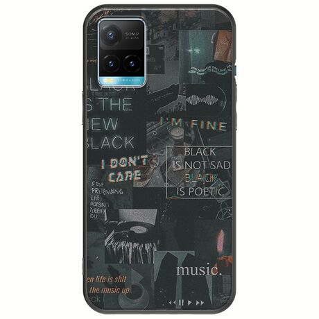 Aesthetic Black Vivo Y33s Black TPU (Μαύρη Σιλικόνη)