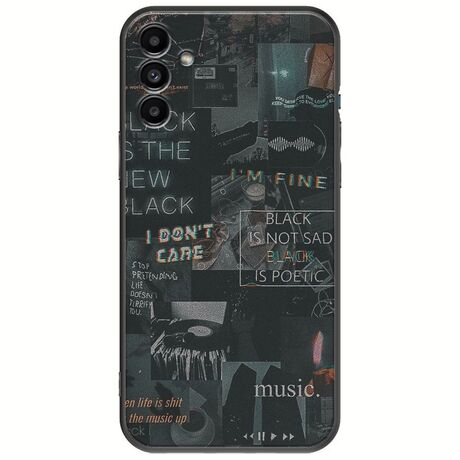 Aesthetic Black Samsung Galaxy A13 5G Black TPU (Μαύρη Σιλικόνη)