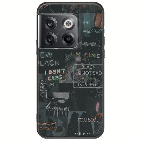 Aesthetic Black OnePlus 10T 5G Black TPU (Μαύρη Σιλικόνη)