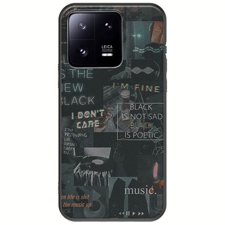 Aesthetic Black Xiaomi 13 Pro 5G Black TPU (Μαύρη Σιλικόνη)
