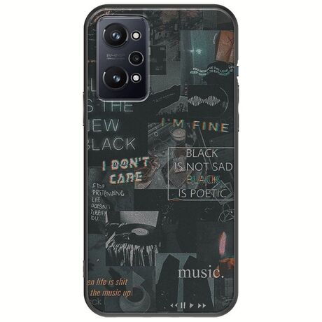 Aesthetic Black Realme GT Neo 3T Black TPU (Μαύρη Σιλικόνη)