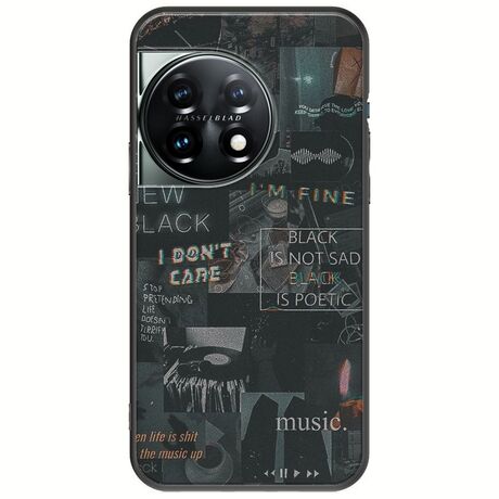 Aesthetic Black OnePlus 11 5G Black TPU (Μαύρη Σιλικόνη)