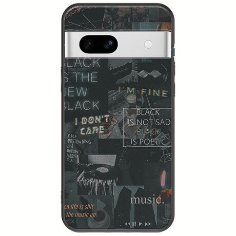 Aesthetic Black Google Pixel 7a 5G Black TPU (Μαύρη Σιλικόνη)