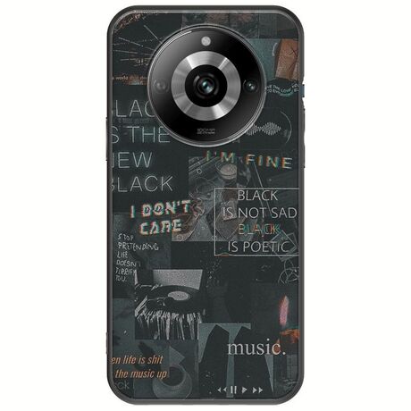 Aesthetic Black Realme 11 Pro 5G Black TPU (Μαύρη Σιλικόνη)